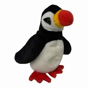 Vintage Ty Original Beanie Baby Puffer The Puffin Penguin Bird Toy Retired 1997